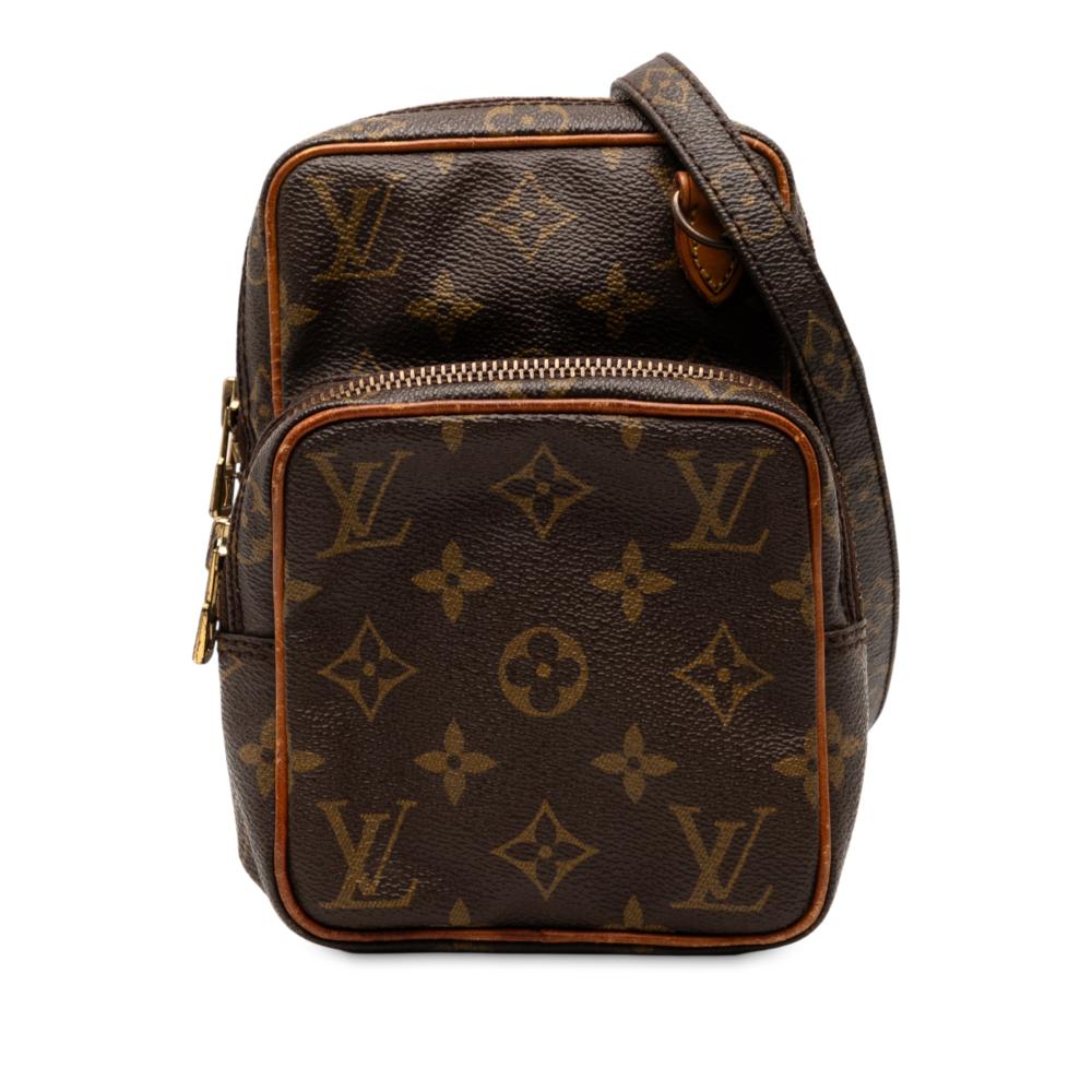 Louis Vuitton B Louis Vuitton Brown Monogram Canvas Fabric Monogram Mini Amazone France