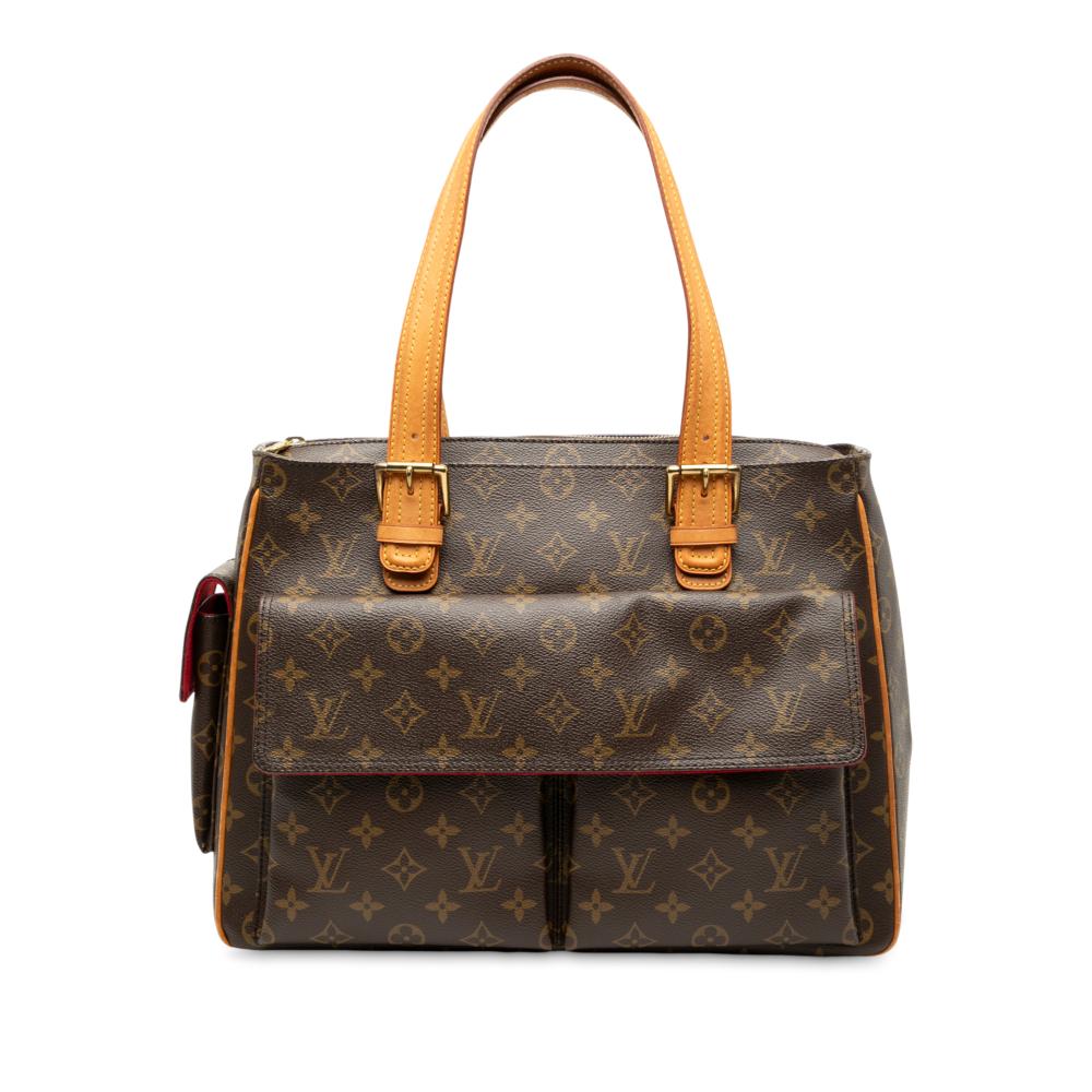 Louis Vuitton B Louis Vuitton Brown Monogram Canvas Fabric Monogram Multipli Cite France