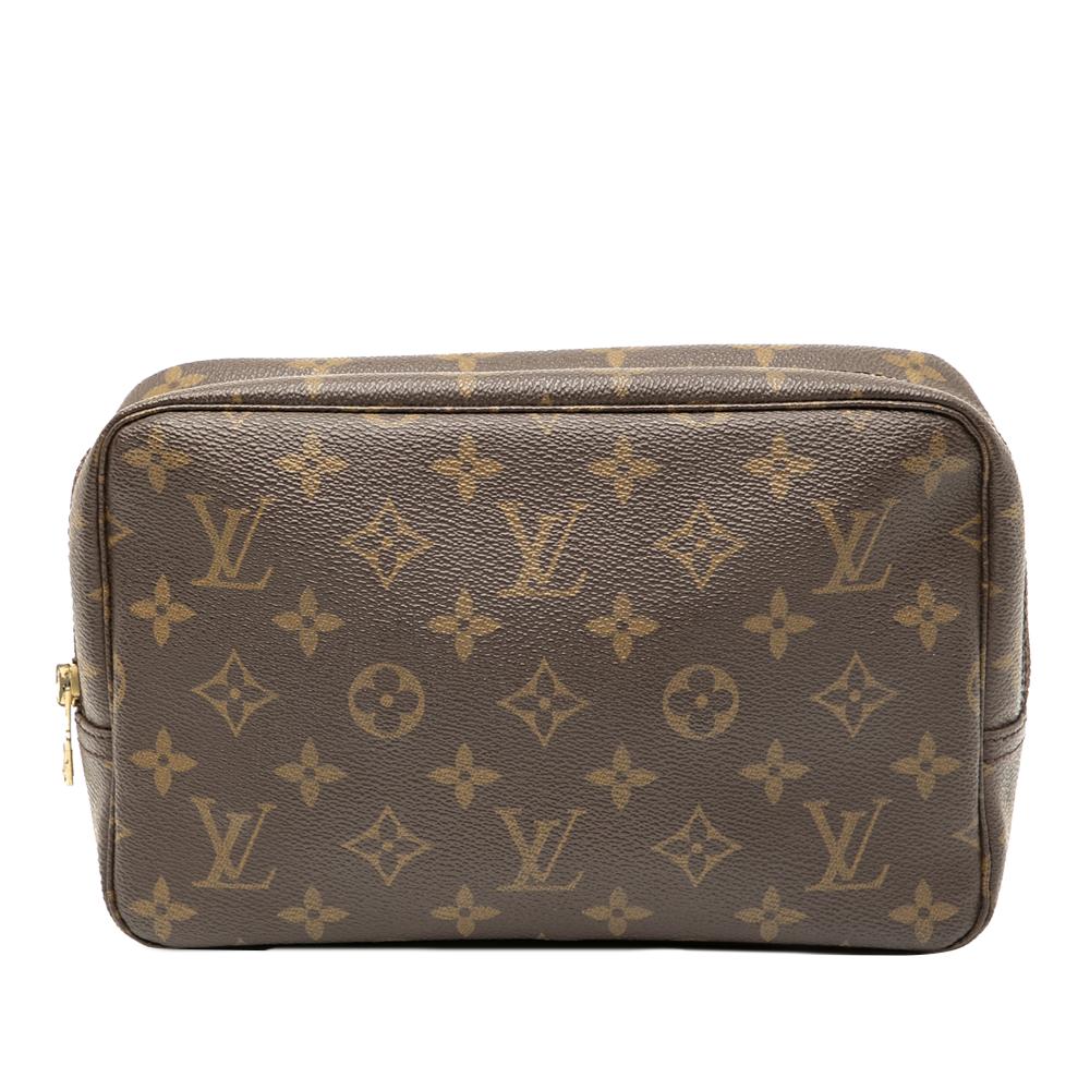 Louis Vuitton AB Louis Vuitton Brown Monogram Canvas Fabric Monogram Trousse Toilette 23 France