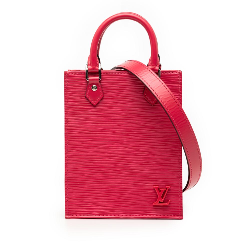 Louis Vuitton AB Louis Vuitton Pink Hot Pink Epi Leather Leather Epi Petit Sac Plat Spain