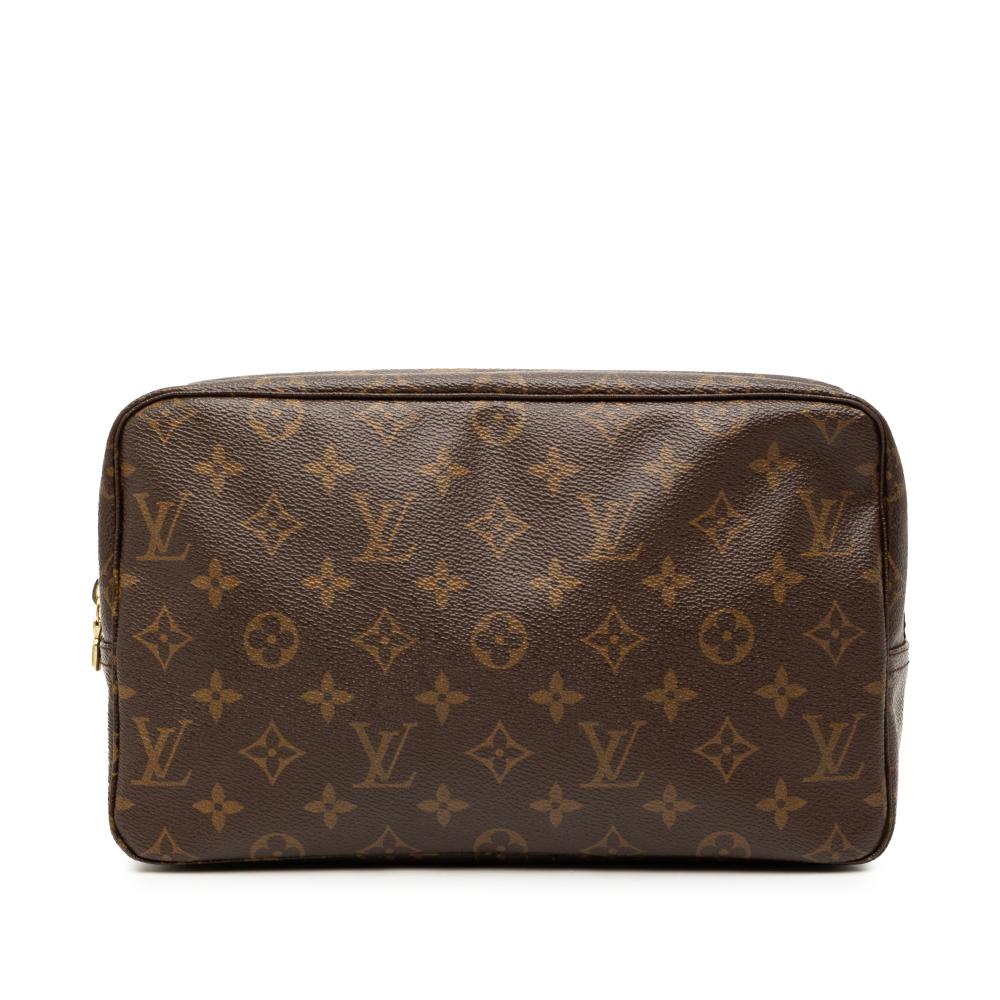 Louis Vuitton B Louis Vuitton Brown Monogram Canvas Fabric Monogram Trousse Toilette 28 France