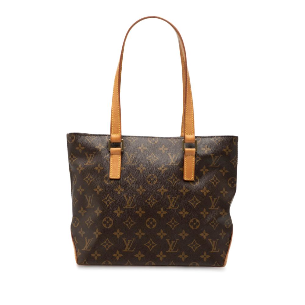Louis Vuitton B Louis Vuitton Brown Monogram Canvas Fabric Monogram Cabas Piano France