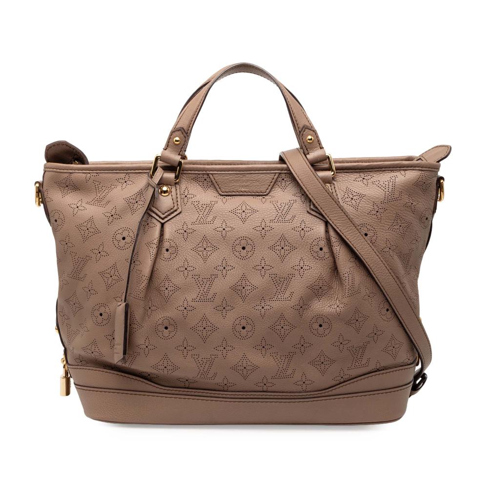 Louis Vuitton AB Louis Vuitton Brown Calf Leather Monogram Mahina Stellar PM France