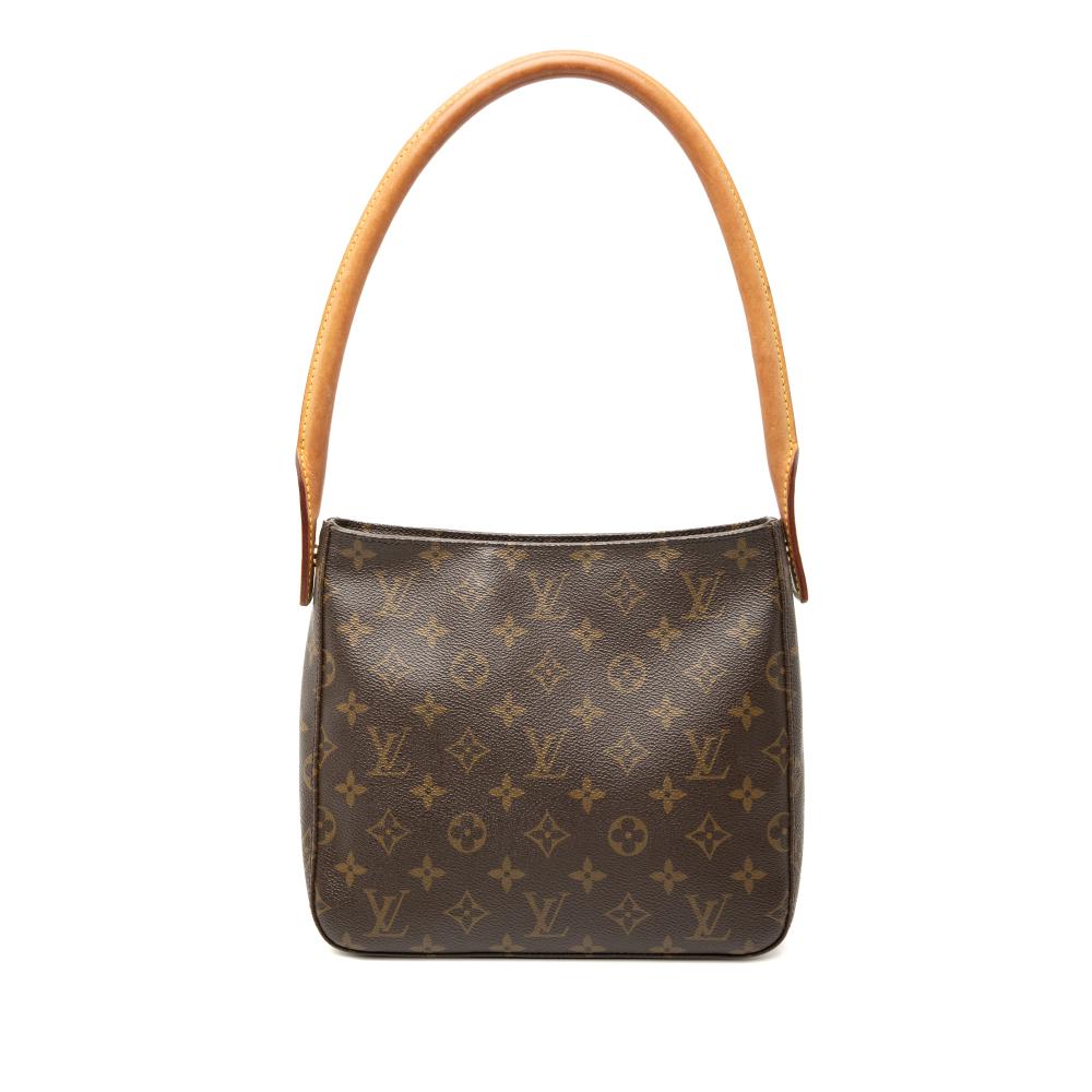 Louis Vuitton B Louis Vuitton Brown Monogram Canvas Fabric Monogram Looping MM France