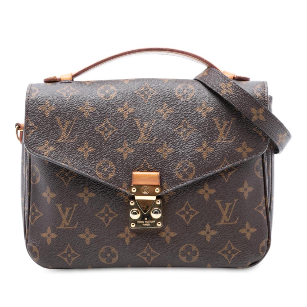 Louis Vuitton B Louis Vuitton Brown Monogram Canvas Fabric Monogram Pochette Metis Spain