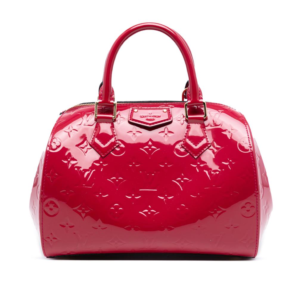 Louis Vuitton B Louis Vuitton Pink Vernis Leather Leather Monogram Vernis Montana France
