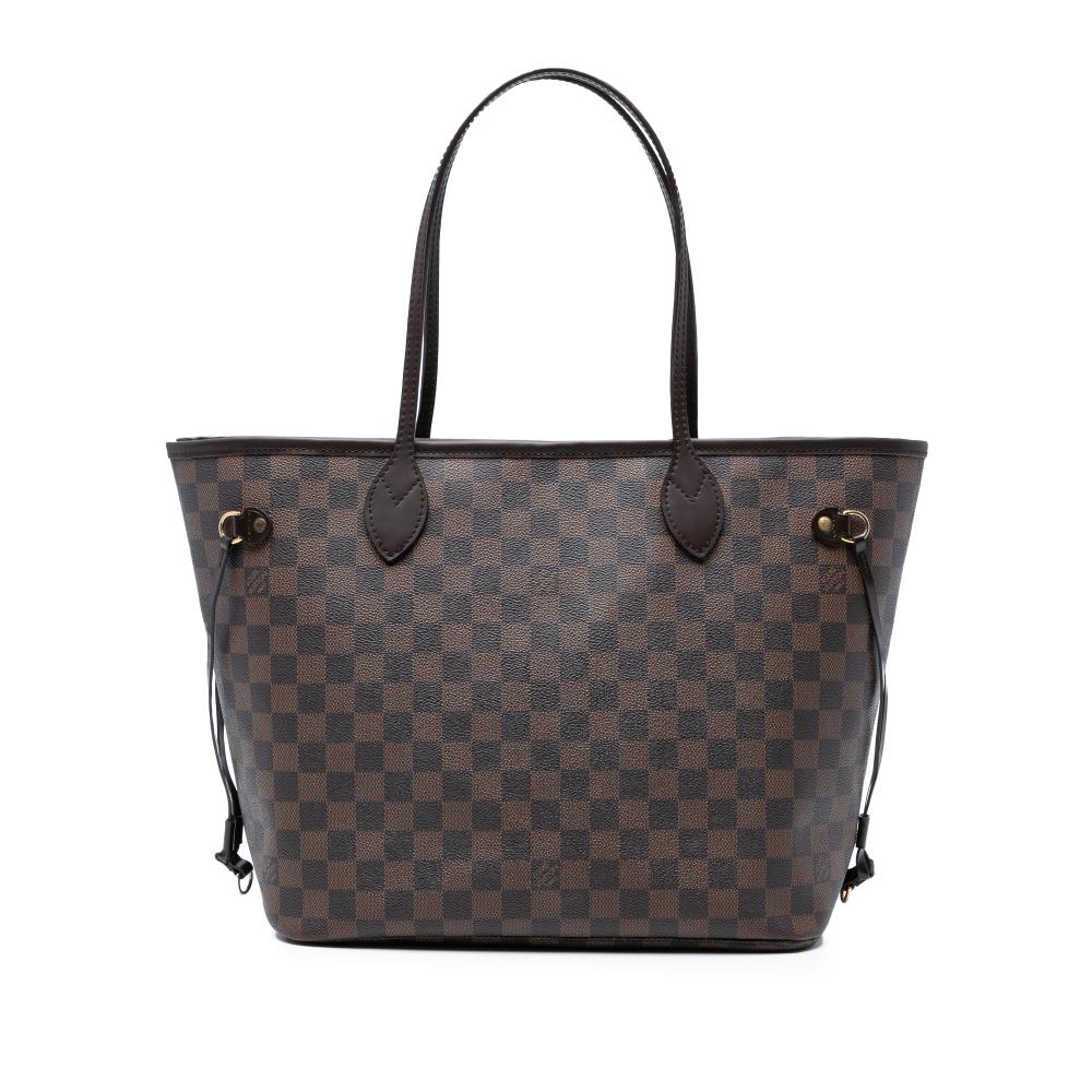 Louis Vuitton B Louis Vuitton Brown Damier Canvas Fabric Damier Ebene Neverfull MM France