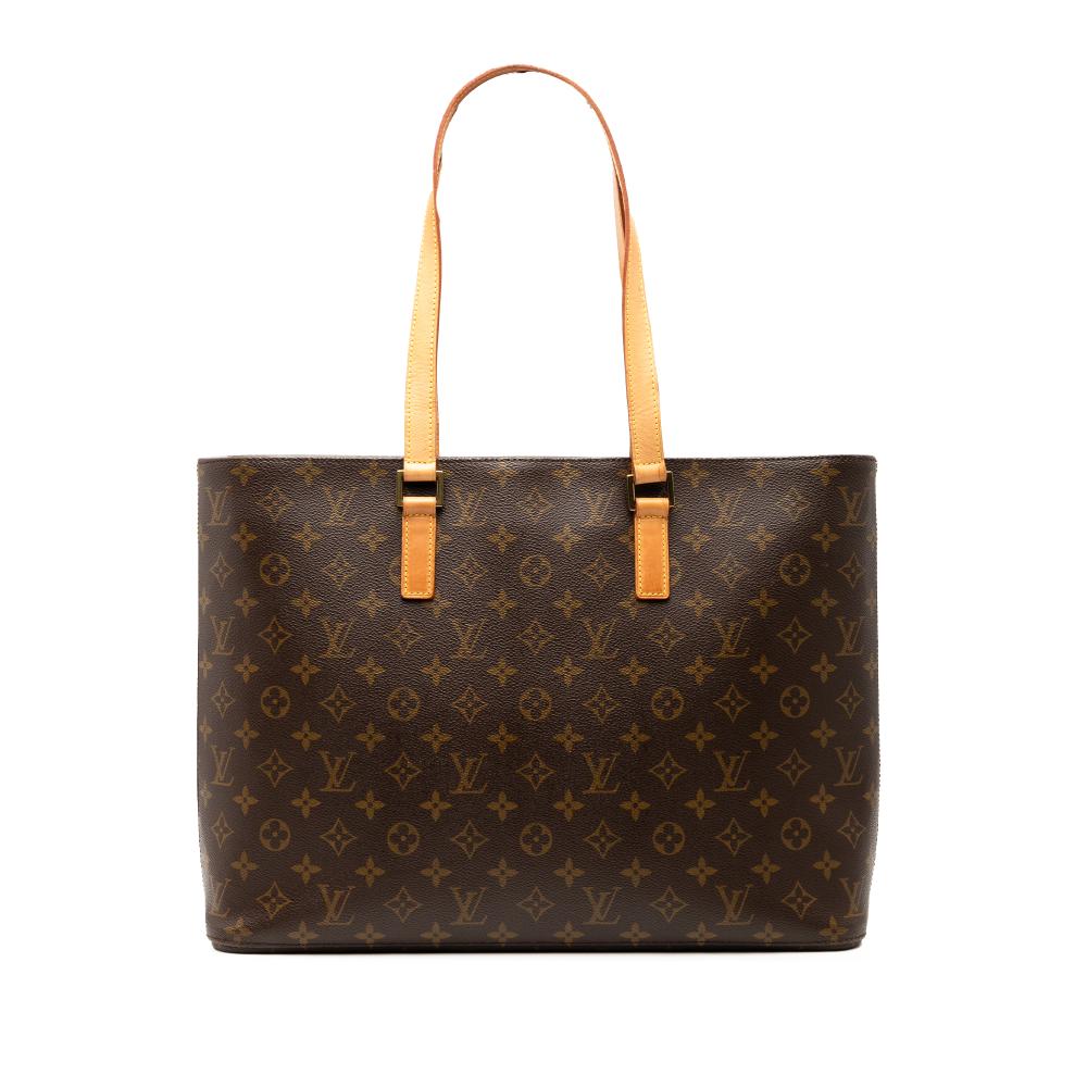 Louis Vuitton B Louis Vuitton Brown Monogram Canvas Fabric Monogram Luco Spain