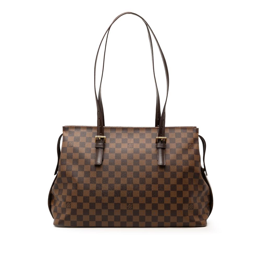 Louis Vuitton B Louis Vuitton Brown Damier Canvas Fabric Damier Ebene Chelsea France
