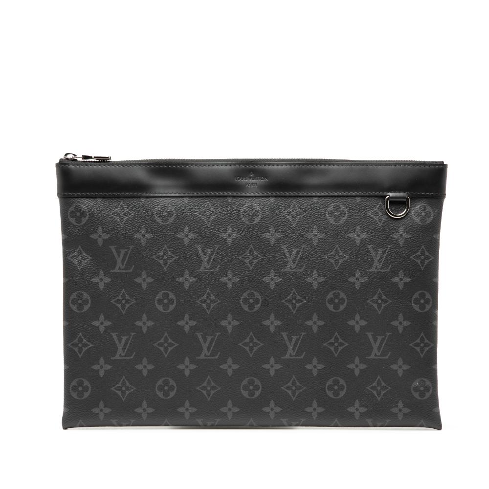 Louis Vuitton B Louis Vuitton Black Monogram Canvas Fabric Monogram Eclipse Discovery Pochette GM France