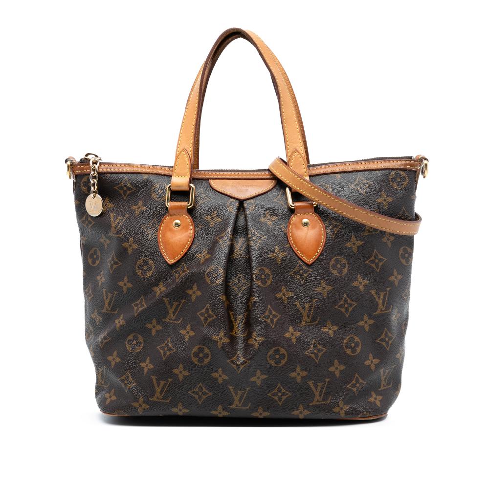 Louis Vuitton B Louis Vuitton Brown Monogram Canvas Fabric Monogram Palermo PM France
