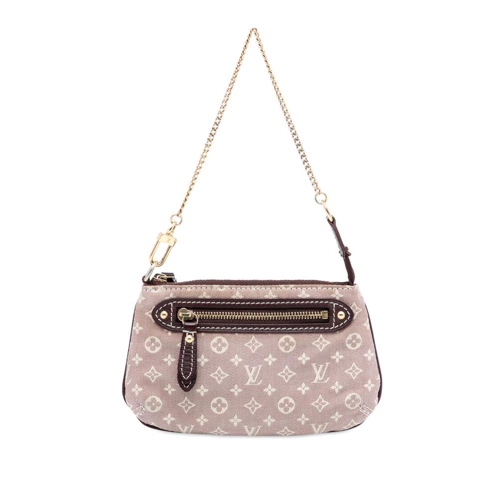 Louis Vuitton AB Louis Vuitton Pink Canvas Fabric Monogram Idylle Mini Pochette Accessoires France