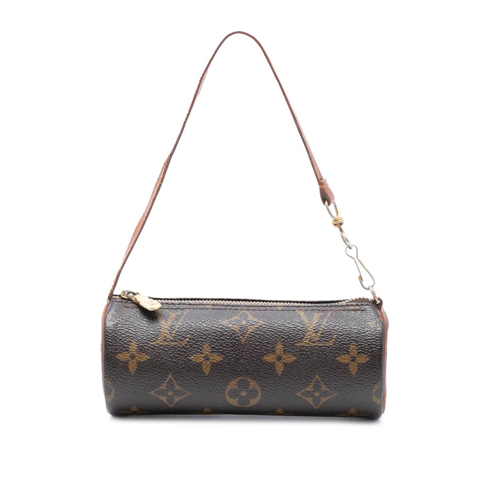 Louis Vuitton B Louis Vuitton Brown Monogram Canvas Fabric Monogram Papillon Pochette France