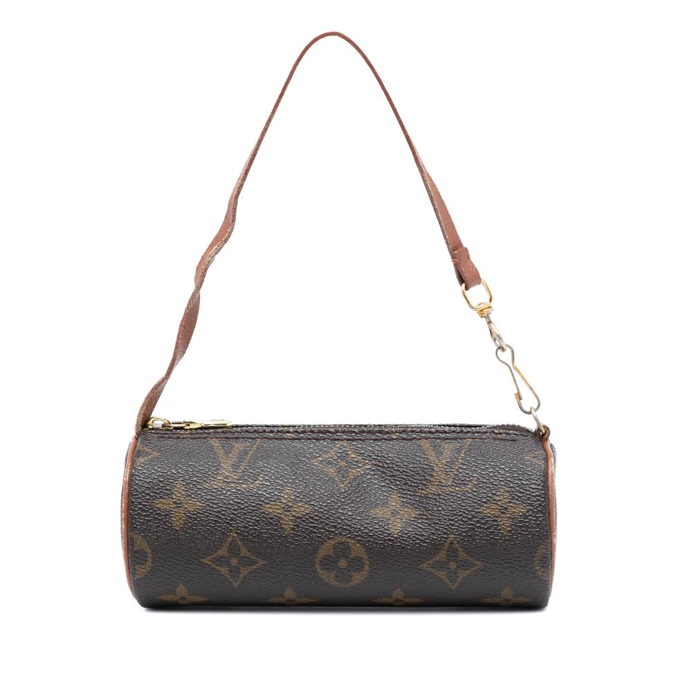 Louis Vuitton B Louis Vuitton Brown Monogram Canvas Fabric Monogram Papillon Pochette France