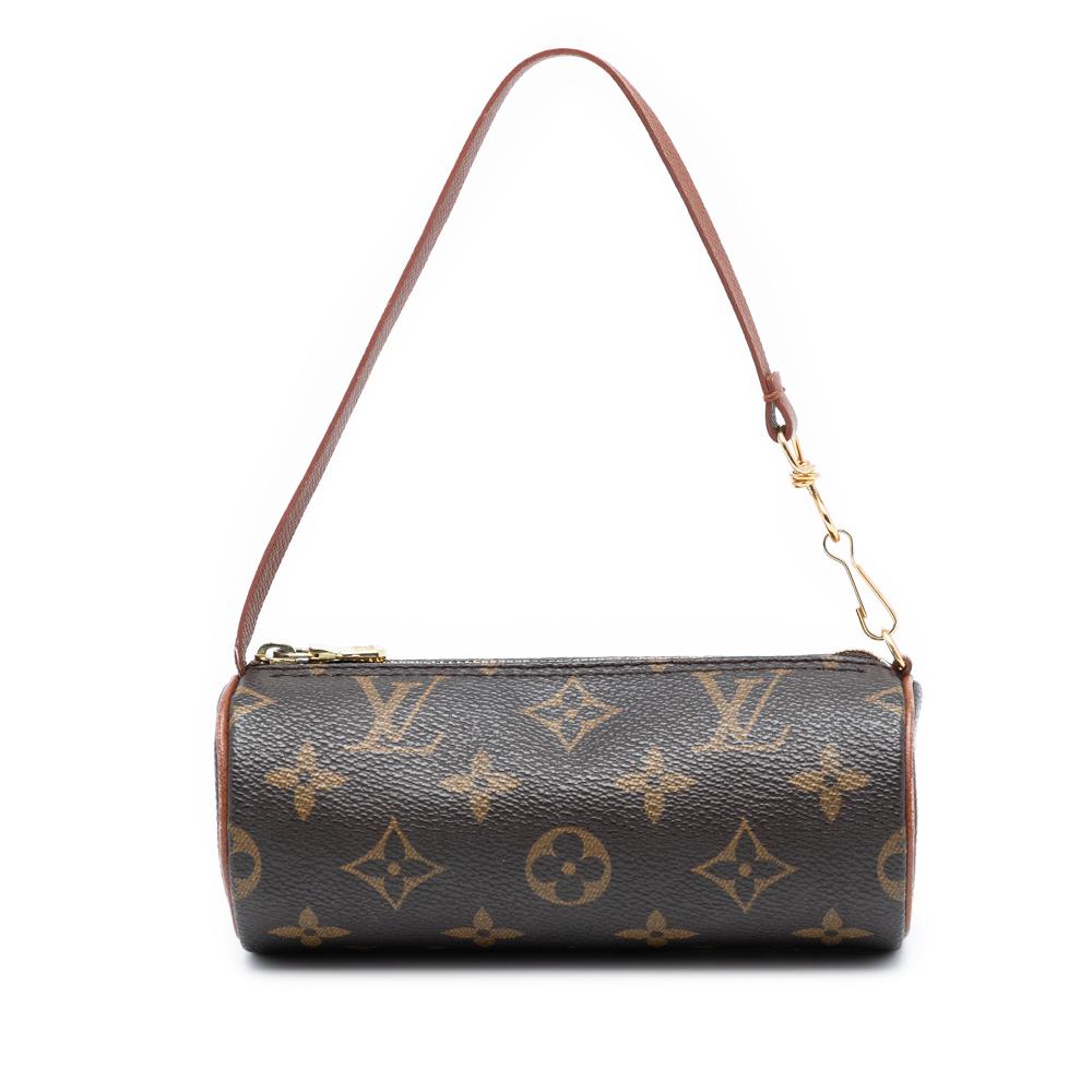 Louis Vuitton B Louis Vuitton Brown Monogram Canvas Fabric Monogram Papillon Pochette France