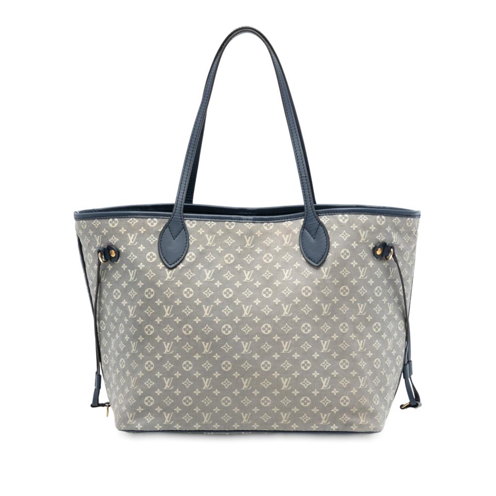 Louis Vuitton B Louis Vuitton Gray Light Gray Canvas Fabric Monogram Idylle Neverfull MM Spain