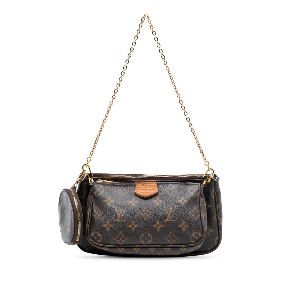 Louis Vuitton B Louis Vuitton Brown Monogram Canvas Fabric Monogram Multi Pochette Accessoires Spain