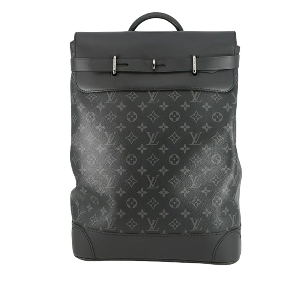 Louis Vuitton B Louis Vuitton Black Monogram Canvas Fabric Monogram Eclipse Steamer France