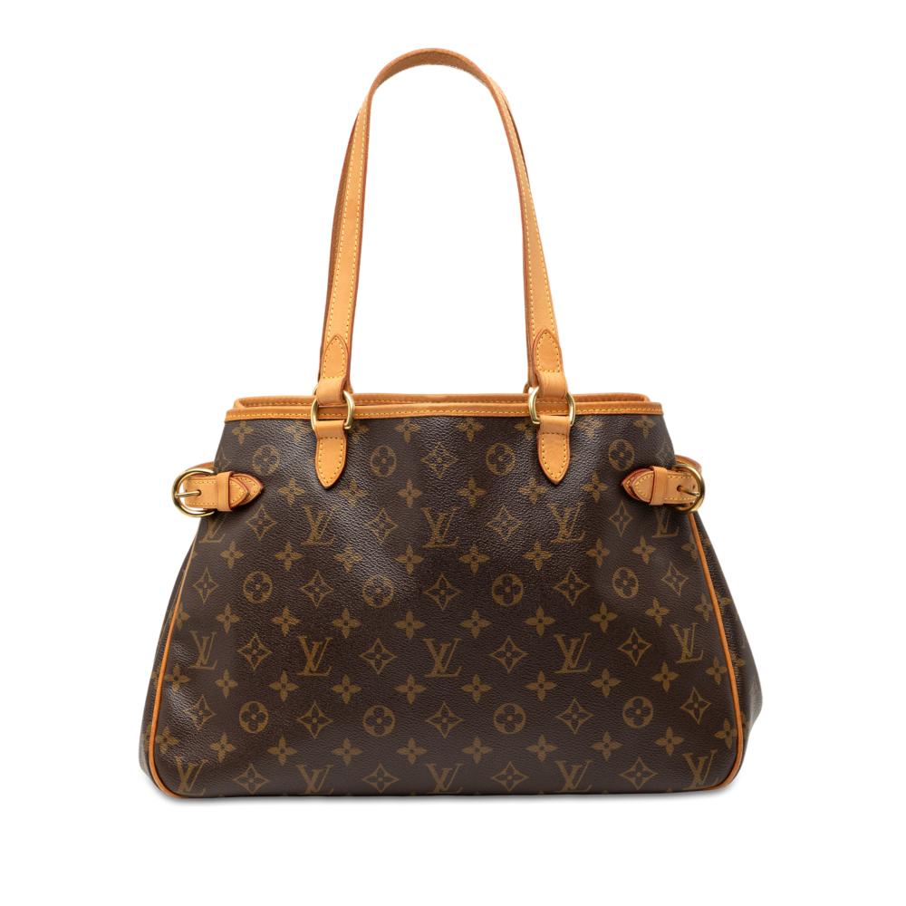 Louis Vuitton B Louis Vuitton Brown Monogram Canvas Fabric Monogram Batignolles Horizontal France