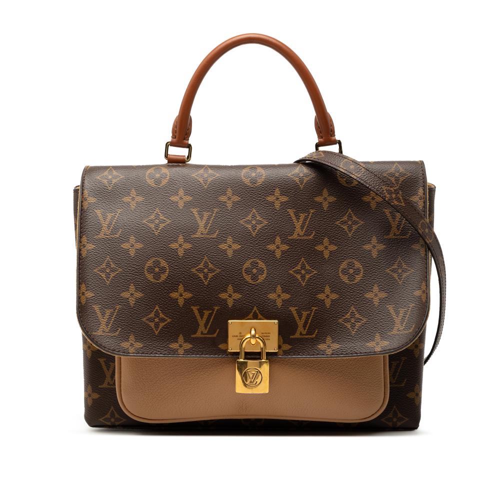 Louis Vuitton B Louis Vuitton Brown Monogram Canvas Fabric Monogram Marignan France