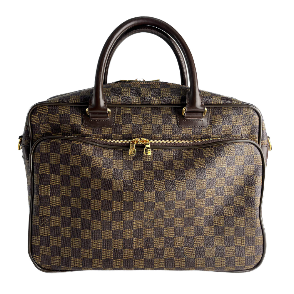Louis Vuitton Ikar Canvas Business Shoulder Bag Damier Ebene