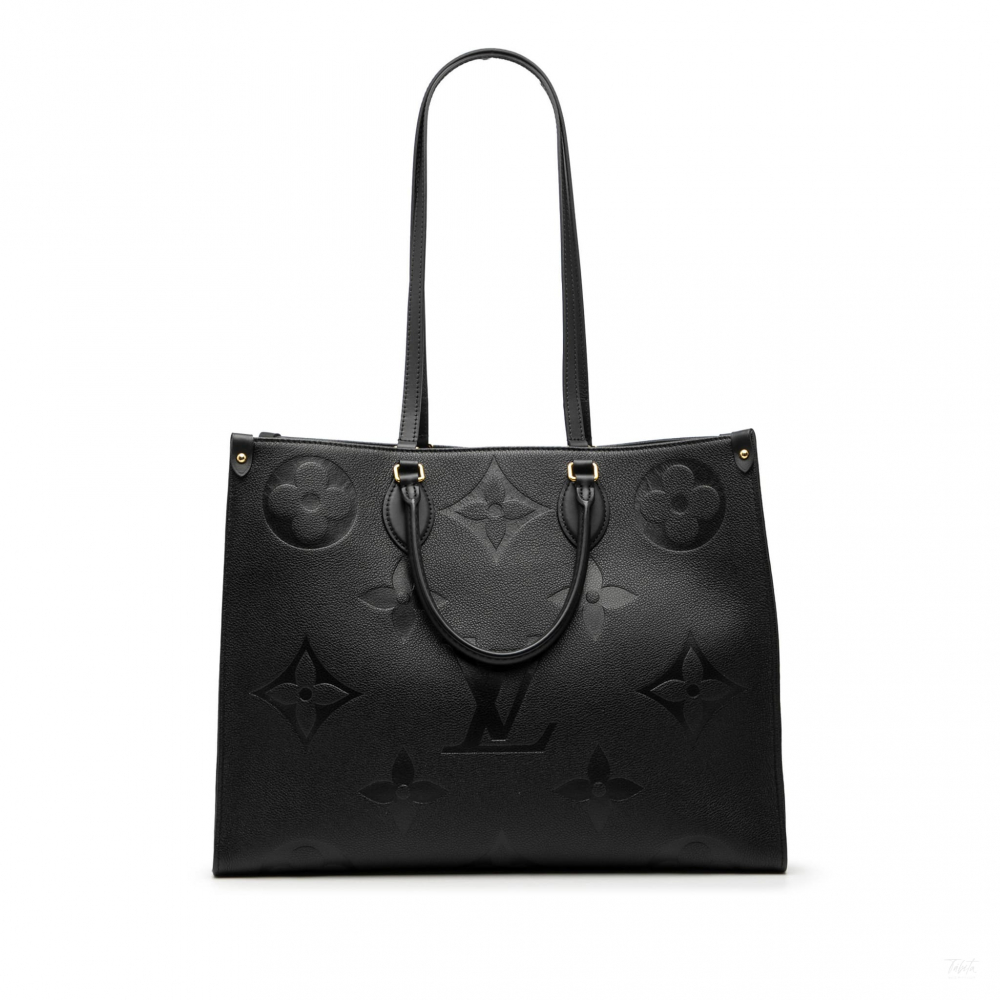 Louis Vuitton Onthego GM Leather Empreinte Shopper Handbag Monogram