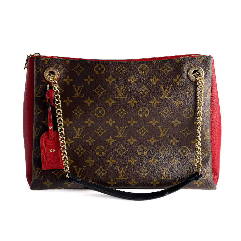 Louis Vuitton Surene MM Canvas Tote Shoulder Bag Monogram