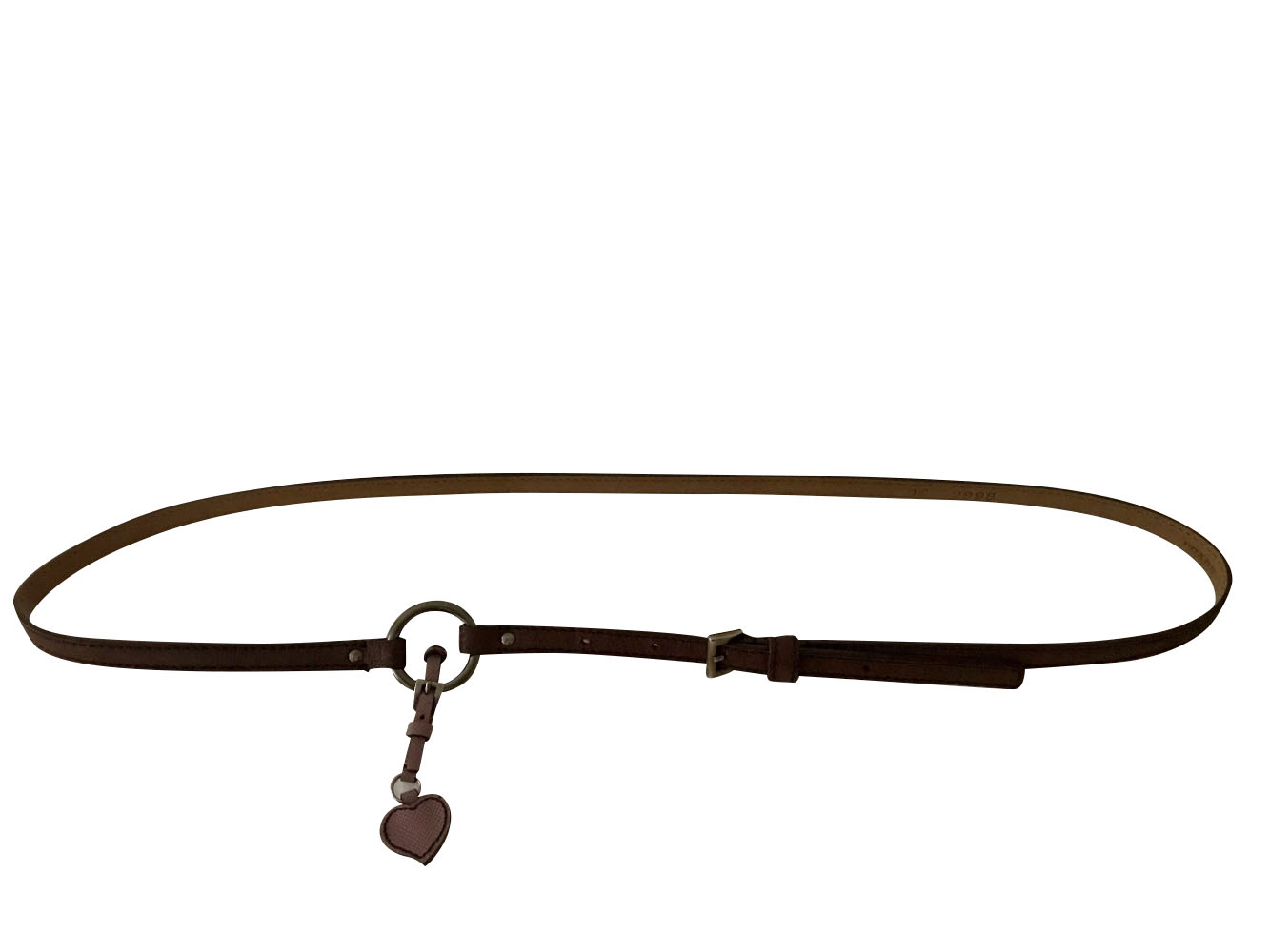 Prada Dünner Ledergürtel