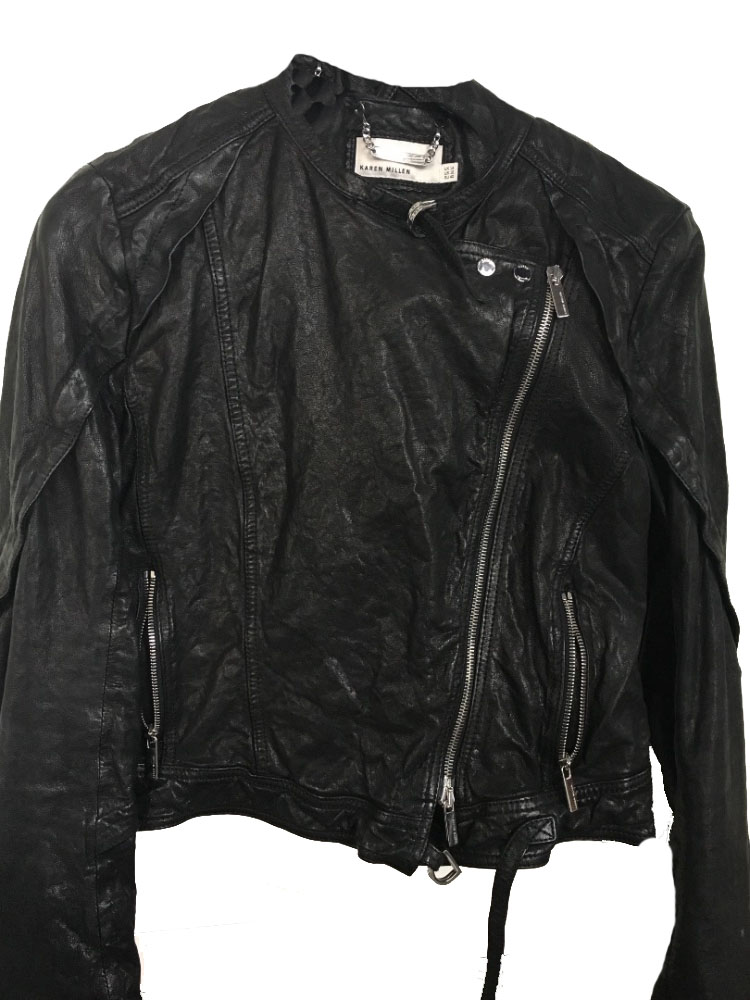Karen Millen Leder Jacke