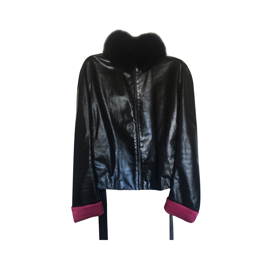 Blumarine Jacket with Fur