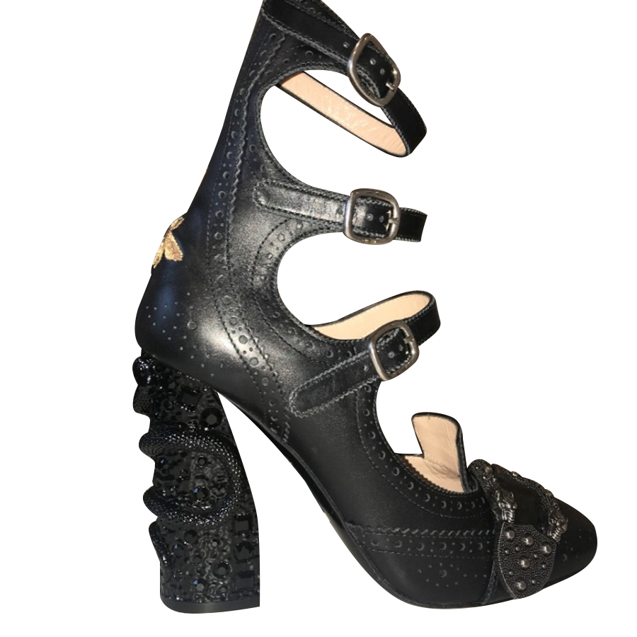 Gucci 'Queercore' Brogue Pumps
