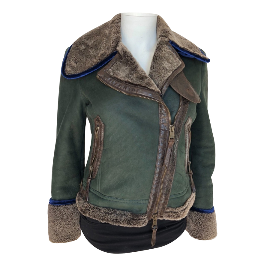 Etro Veste en fourrure d'agneau