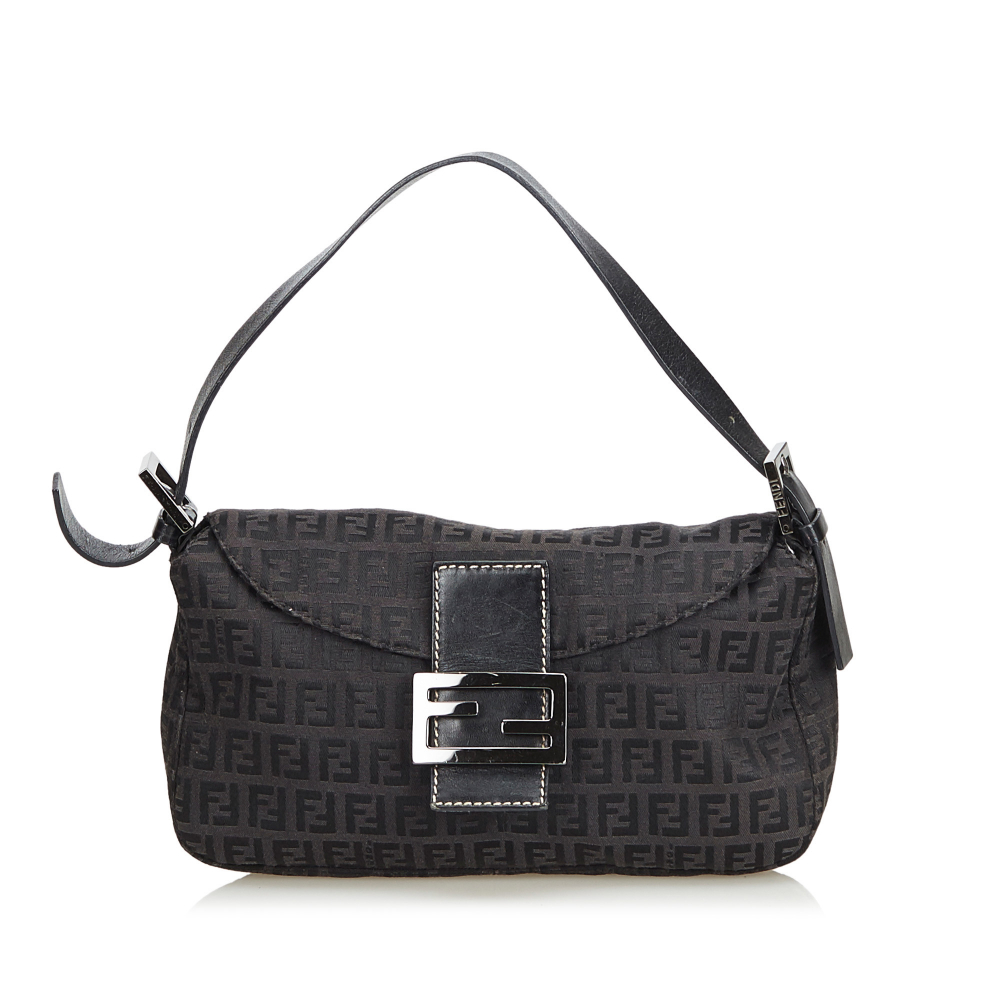 Fendi Zucca Canvas Baguette