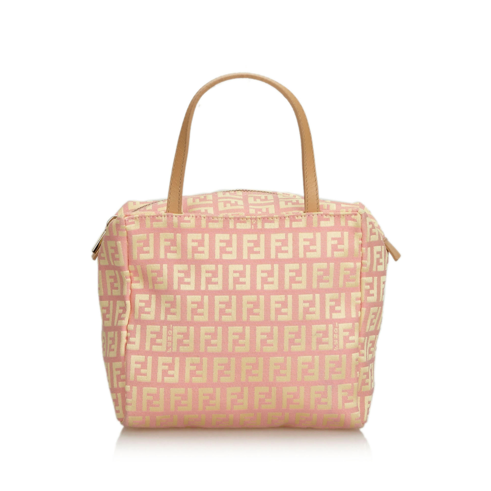 Fendi Zucchino Canvas Handbag
