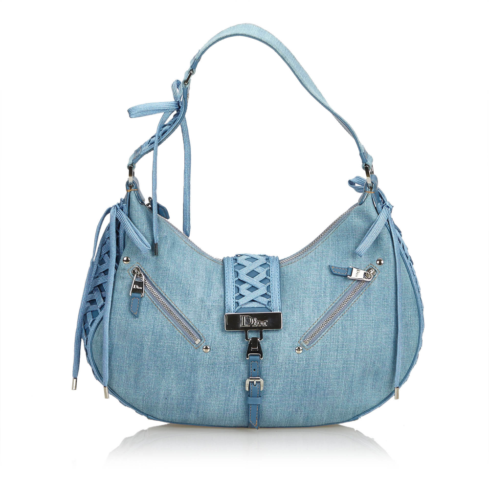 Christian Dior Denim Admit It Shoulder Bag