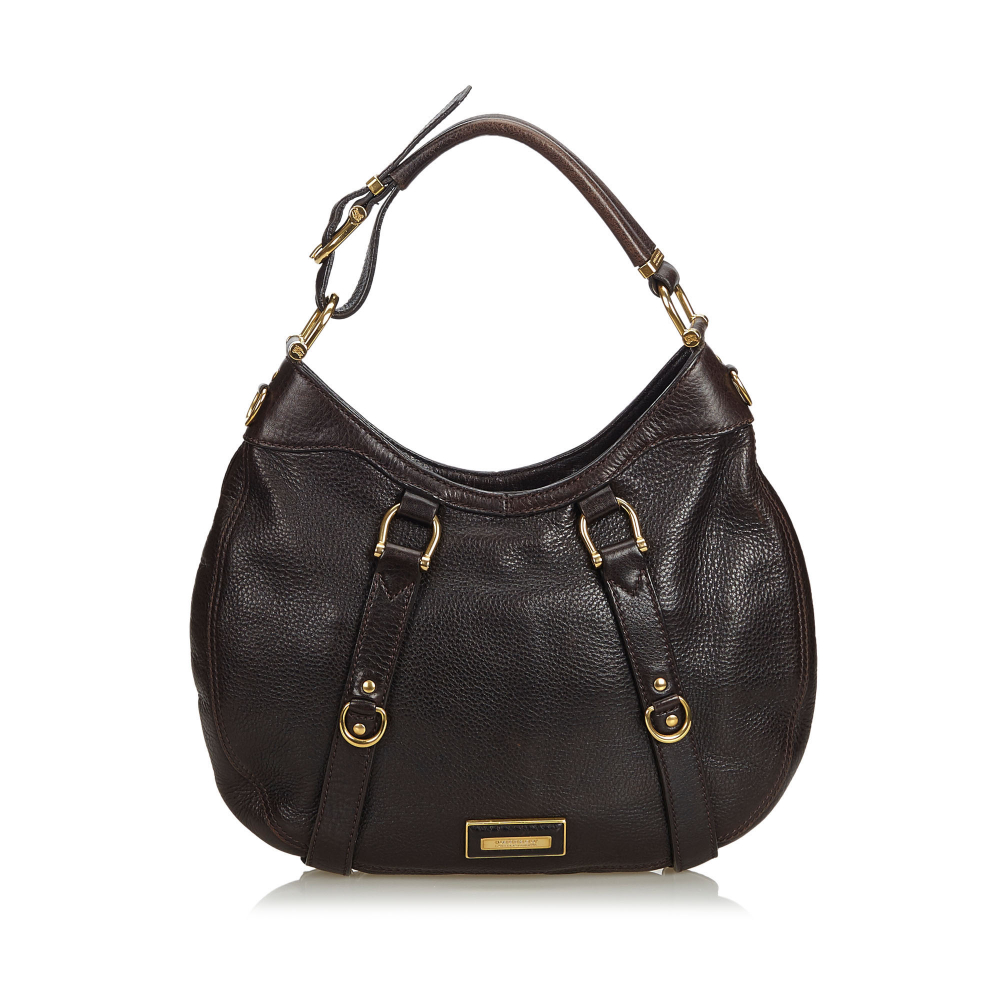 Burberry Leather Hobo Bag