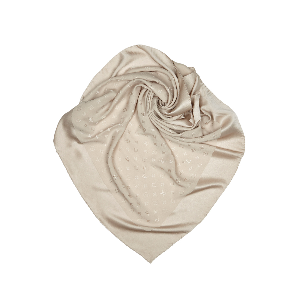 Louis Vuitton Monogram Silk Monaco Scarf