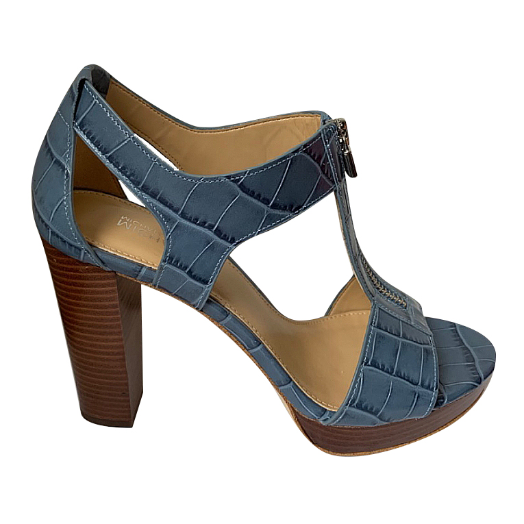 Sandale Berkley en cuir à semelle compensée MICHAEL Michael Kors