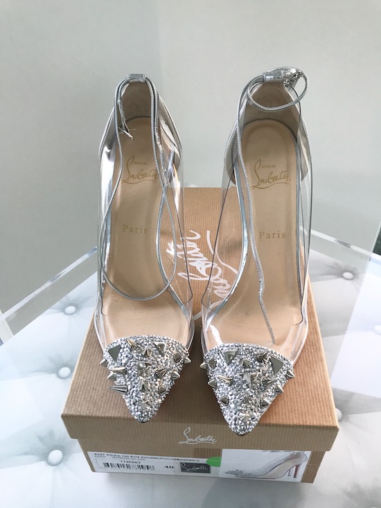Christian Louboutin Escarpins Plexiglas