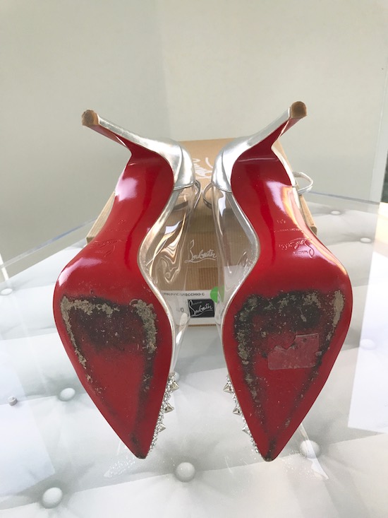 Christian Louboutin Escarpins Plexiglas