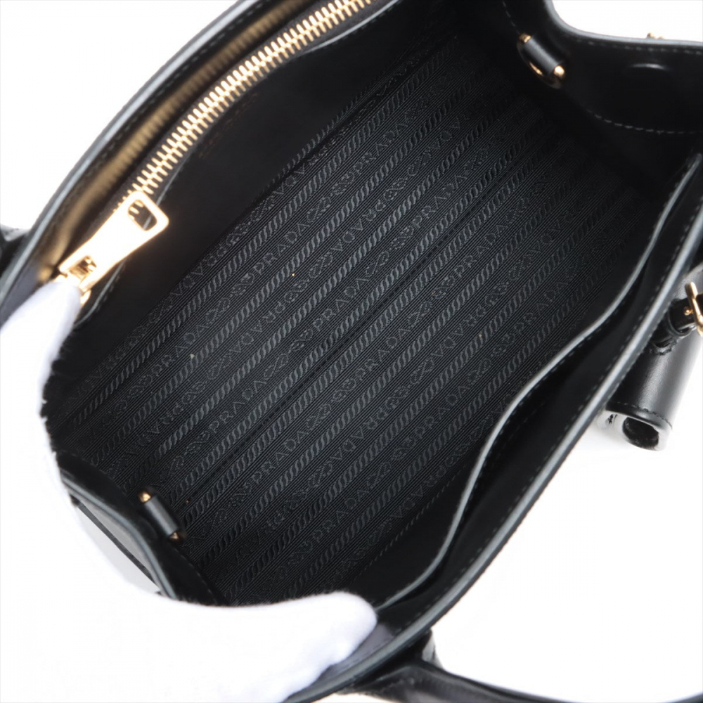 Prada Saffiano City Leather 2-way Black