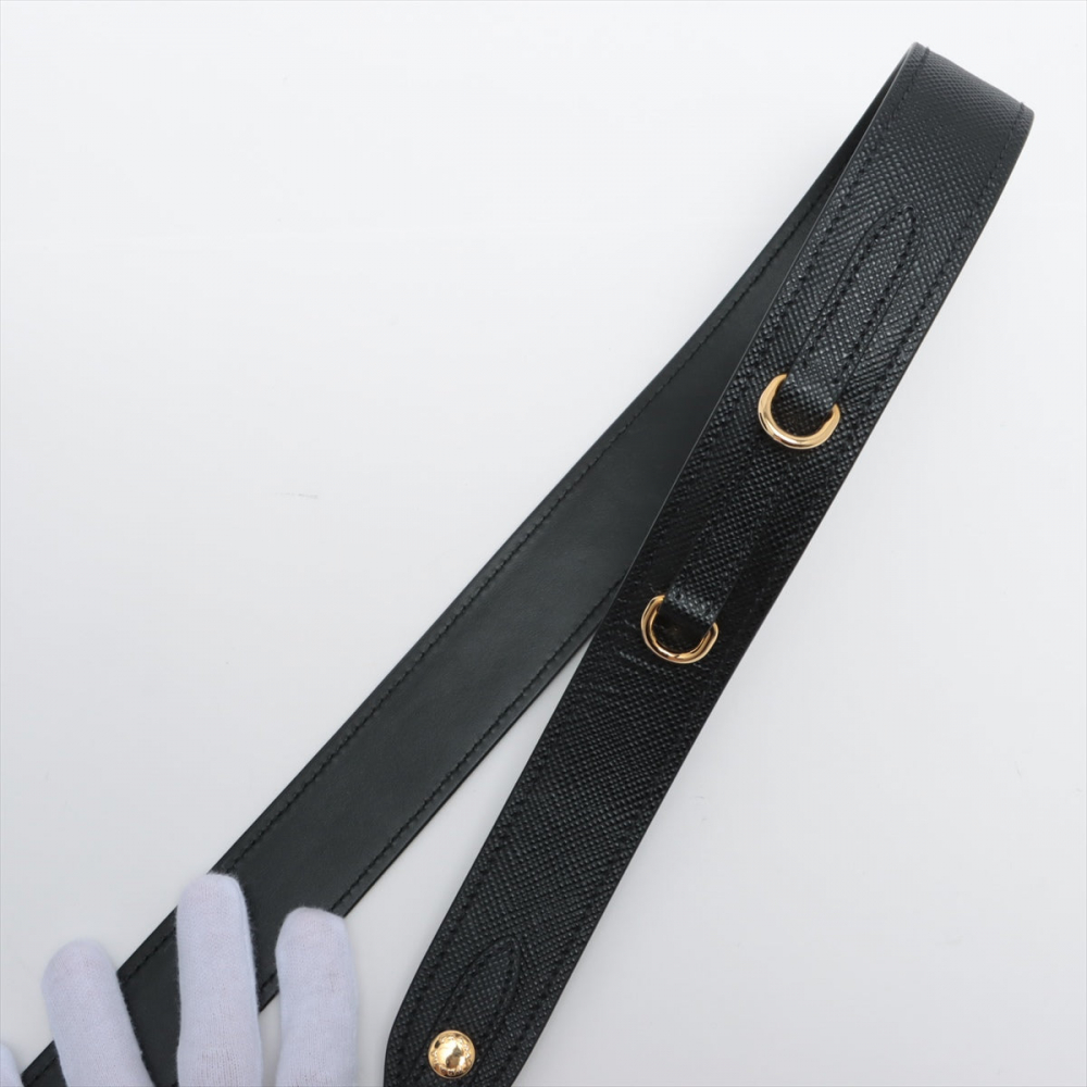 Prada Saffiano City Leather 2-way Black