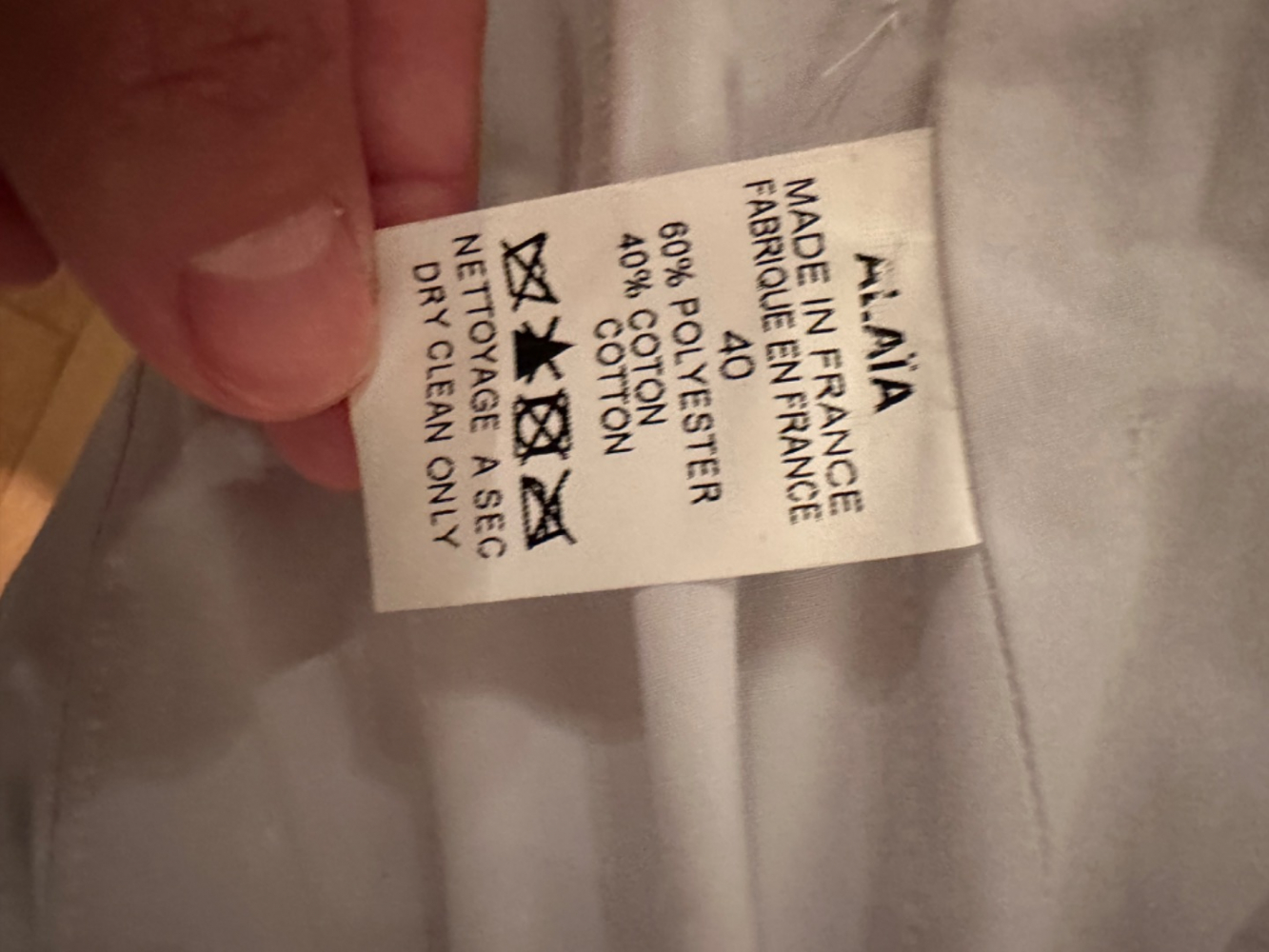 Alaïa Splendide robe de collection Alaïa