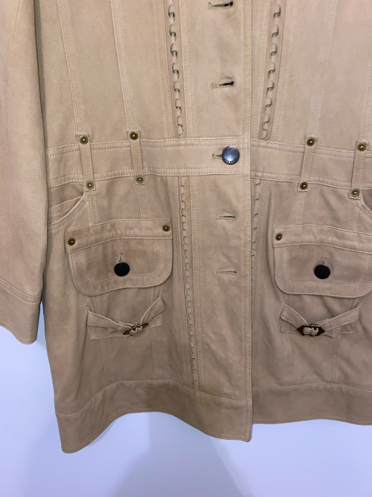 Steffen Schraut Suede coat