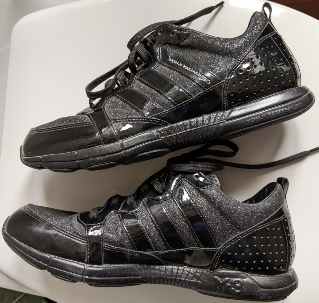 Adidas by Yohji Yamamoto Glitzernde Turnschuhe