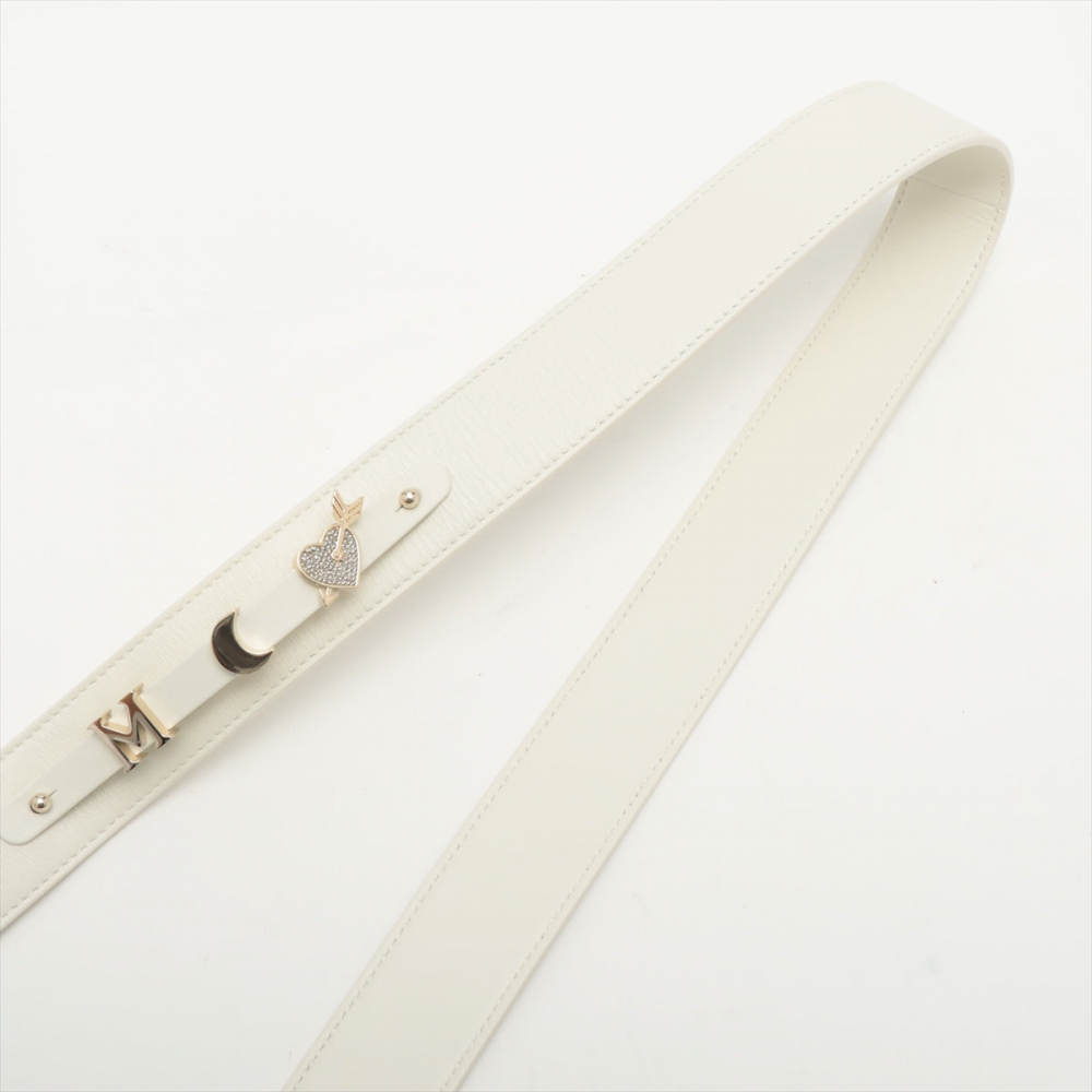 Christian Dior Small Lady Dior My ABCDior Bag Leather 2-way Off White