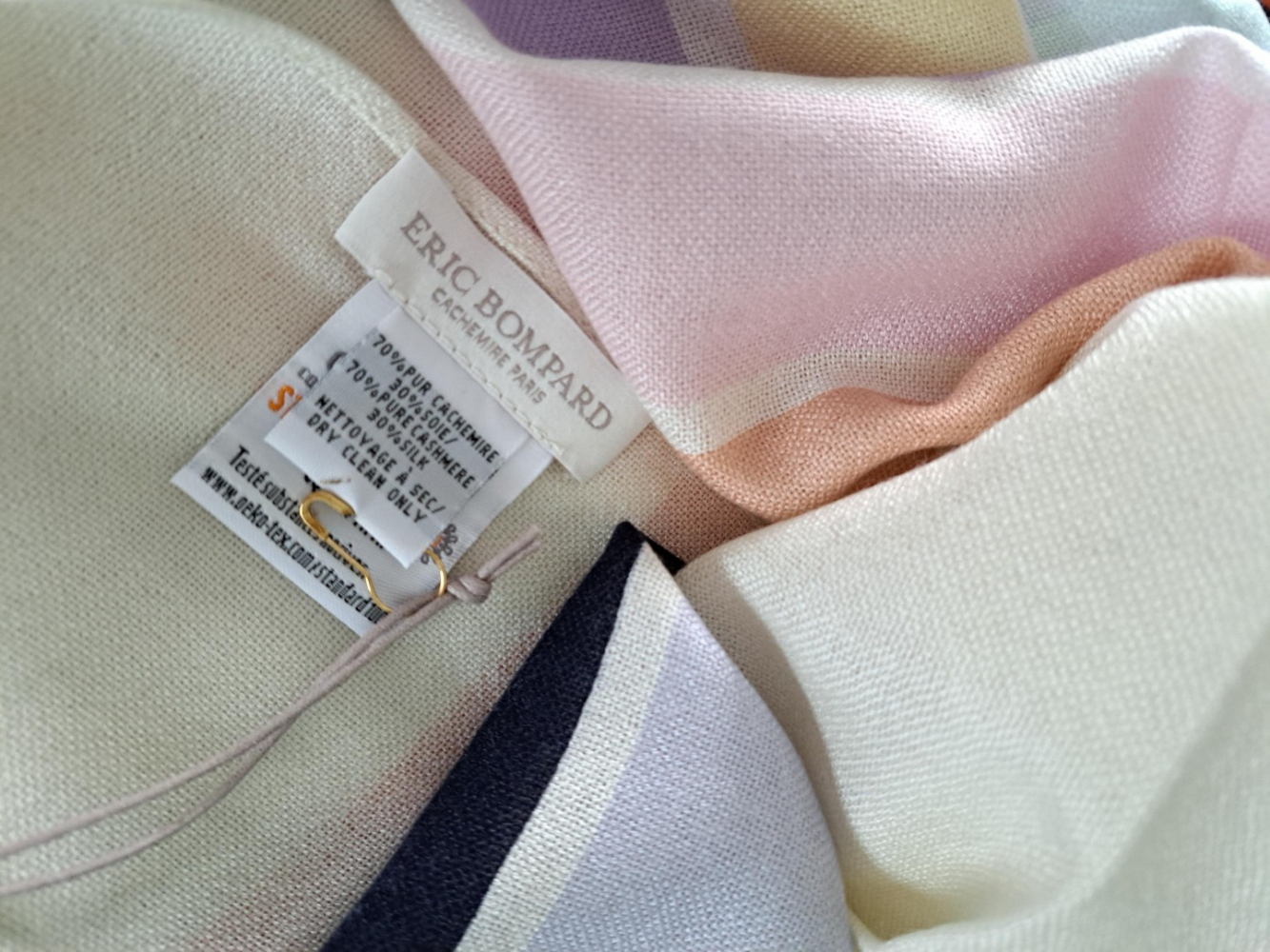 Eric Bompard Ice-cream ribbon square