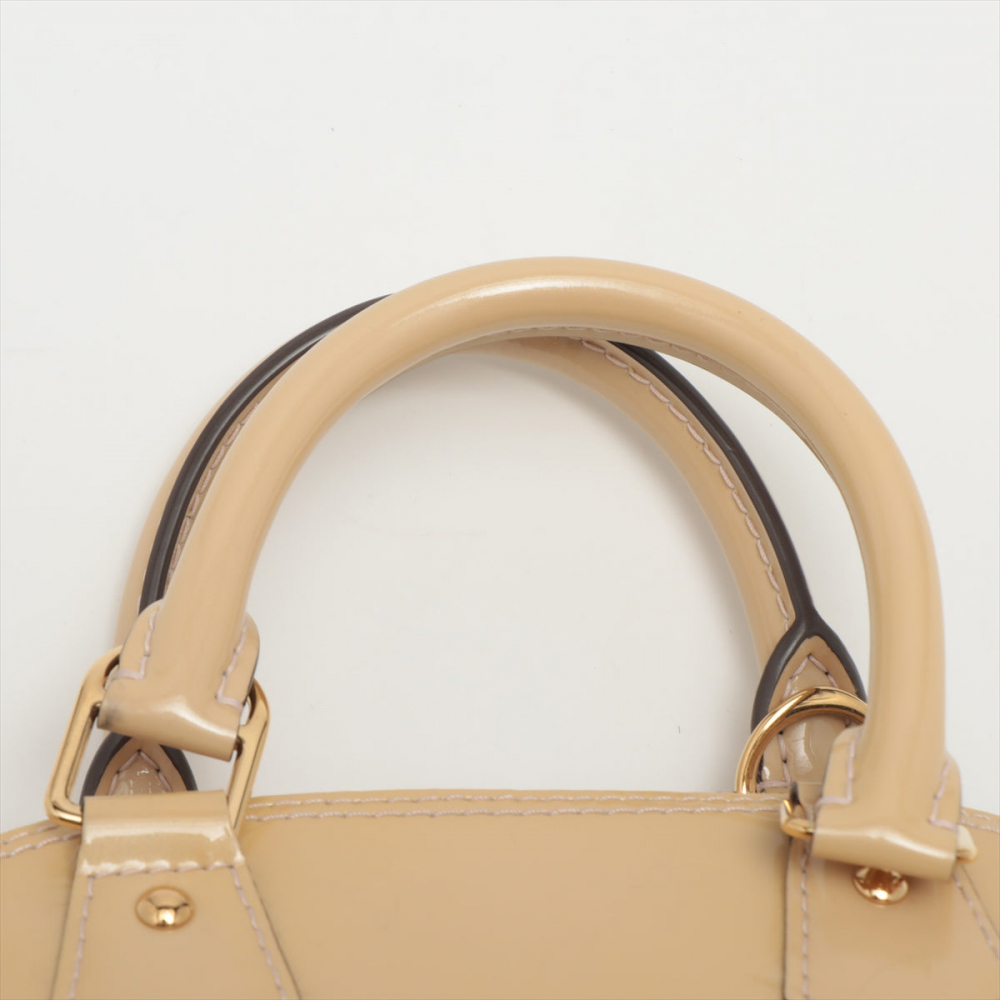 Louis Vuitton Alma BB Monogram Vernis Beige