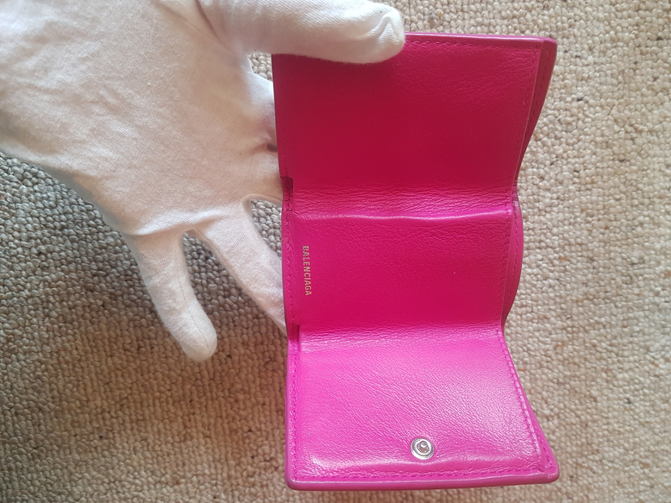 Balenciaga Trifold Mini Wallet