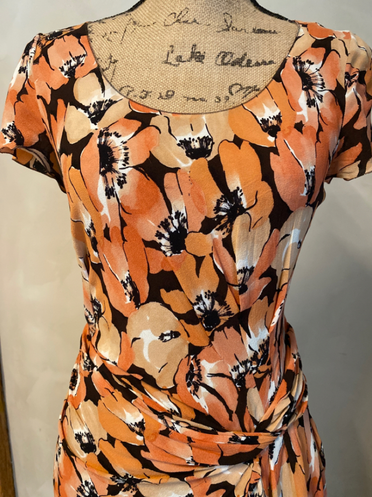 Prada Robe en crêpe de Chine